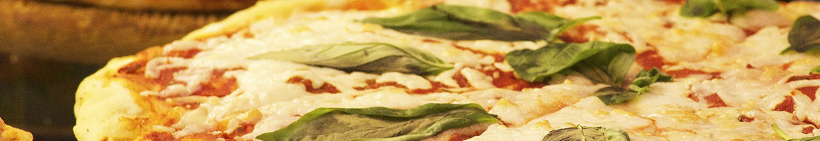 Eating Italian Pizza at DI ROMA Cucina restaurant in Torrance, CA.